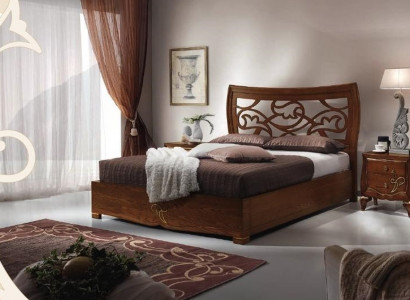 Doppelbett Betten Bettrahmen Bett Holz Doppel Schlafzimmer Braun Modern 160x200